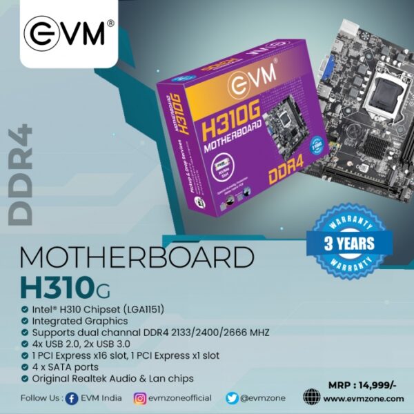 EVMH310-DDR4 Motherboard with NVMe Slot - Image 4