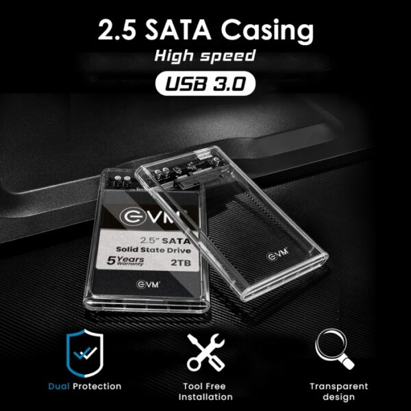 2.5 SATA SSD CASING HIGH SPEED USB 3.0 - Image 3
