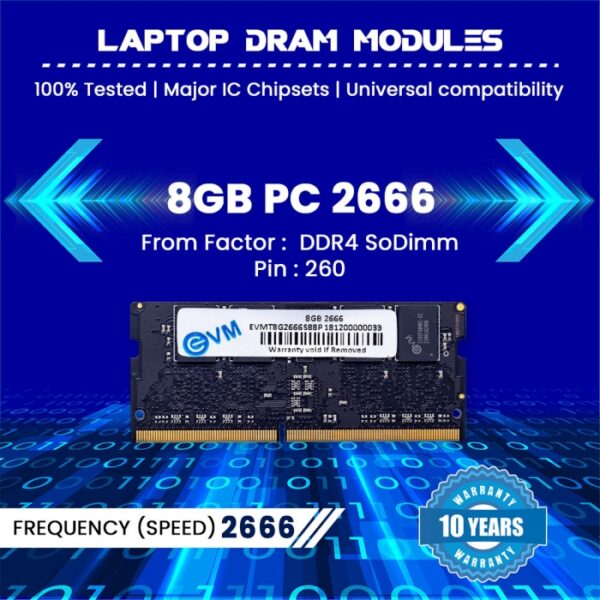4GB DDR4 2666 LAPTOP RAM - Image 2